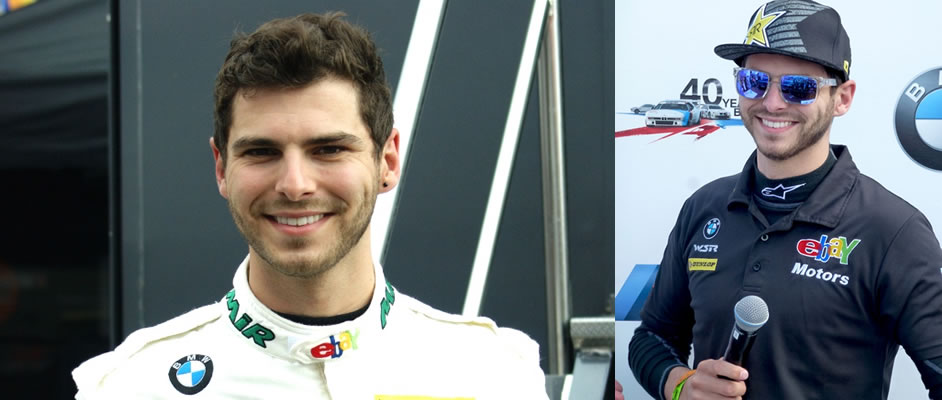 Tom Onslow-Cole preparing for race one and preparing for an interview